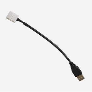 단색 클립 USB 컨넥터 /5050 플렉시블 10mm 부자재