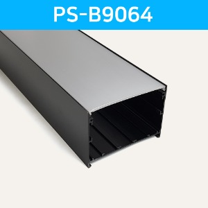 LED방열판 사각 블랙 PS-B9064 /LED바 프로파일