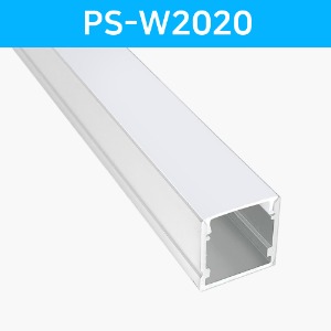 LED방열판 사각 화이트 PS-W2020 /LED바 프로파일