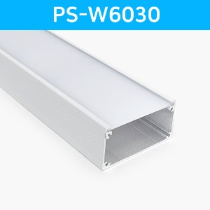 LED방열판 사각 화이트 PS-W6030