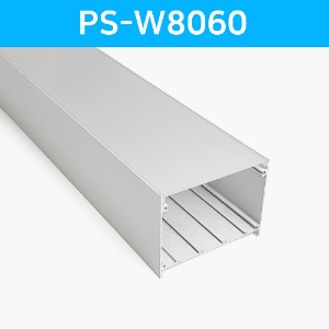 LED방열판 사각 화이트 PS-W8060 /LED바 프로파일