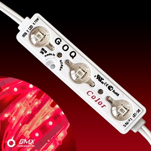 LED 3구모듈 RED 레드 10개 /렌즈형 방수/간판조명/국산
