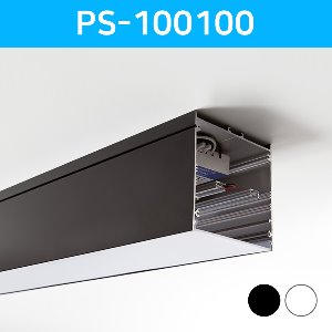 LED방열판 사각형 PS-100100 /화이트 블랙