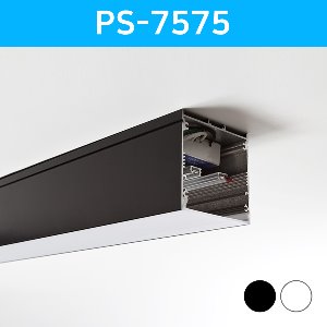 LED방열판 사각형 PS-7575 /화이트 블랙