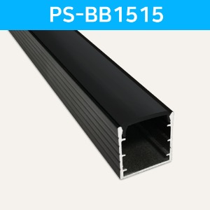 LED방열판 사각 블랙 PS-BB1515 /LED바 프로파일