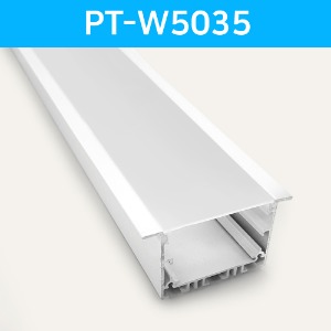 LED방열판 매립형 화이트 PT-W5035 /LED바 프로파일