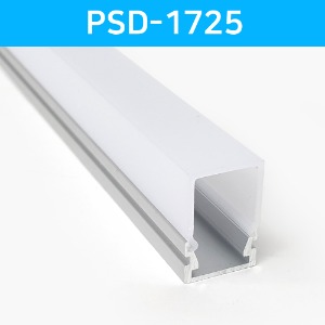 LED방열판 사각 PSD-1725 /삼면발광형/LED바 프로파일