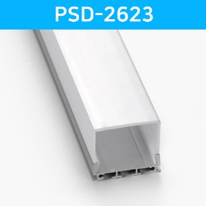 LED방열판 사각 PSD-2623 /삼면발광형/LED바 프로파일