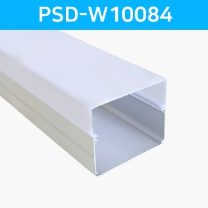 LED방열판 사각 화이트 PSD-W10084 /삼면발광형/LED바 프로파일
