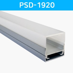 LED방열판 레일사각 PSD-1920 /삼면발광형/LED바 프로파일