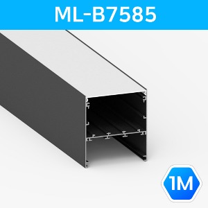 LED방열판 사각 블랙 ML_B7585 1M /라인조명 컨버터 내장가능