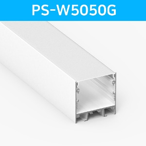 LED방열판 사각 화이트 PS-W5050G /LED바 프로파일